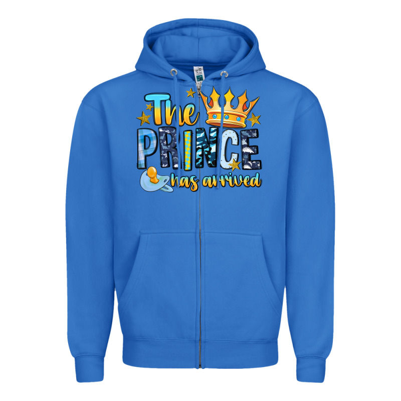 The Prince Has Arrived Zipper Hoodie by MaliasSmallBusiness | Teevron