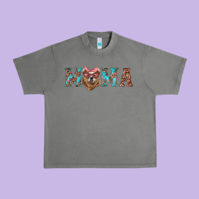 Mama With Bear Urban Heavy Tee Designed By Artiststas