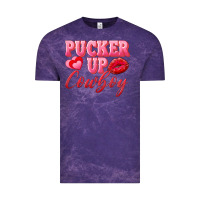 Cloud Purple pucker up cowboy Vintage Tee - AdoDesignShop