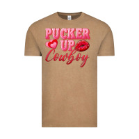 Vintage Coffee pucker up cowboy Vintage Tee - AdoDesignShop