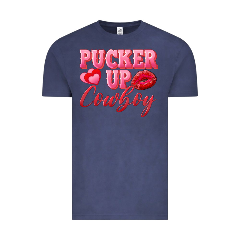 Pucker Up Cowboy Vintage Tee by AdoDesignShop | Teevron