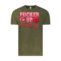 Vintage Olive pucker up cowboy Vintage Tee - AdoDesignShop
