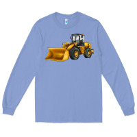 Colony Blue bulldozer Long Sleeve Tee - JahusDesignShop