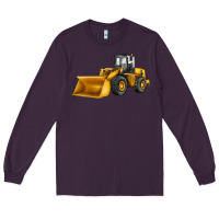 Plum bulldozer Long Sleeve Tee - JahusDesignShop