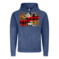 Vintage Denim christmas background Vintage Hoodie - JahusDesignShop