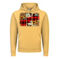 Vintage Mustard christmas background Vintage Hoodie - JahusDesignShop