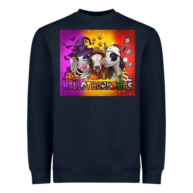 Hallothanksmas Heifers Heavyweight Sweatshirt by Jasminsmagicworld | Teevron