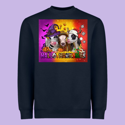 Hallothanksmas Heifers Heavyweight Sweatshirt Designed By Jasminsmagicworld