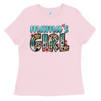 Bubblegum Pink mama s girl Ladies Tee - Zillion Design Studio