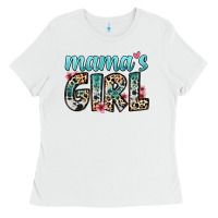 White mama s girl Ladies Tee - Zillion Design Studio