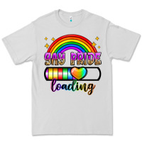 Dove Grey gay pride loading Premium Tee - Zillion Design Studio
