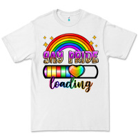White gay pride loading Premium Tee - Zillion Design Studio