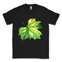 Black green leaf Classic Tee - BarkalooDesign