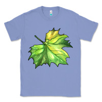 Colony Blue green leaf Classic Tee - BarkalooDesign