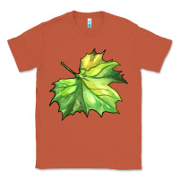Copper green leaf Classic Tee - BarkalooDesign