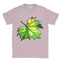 Lilac green leaf Classic Tee - BarkalooDesign