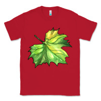 Red green leaf Classic Tee - BarkalooDesign