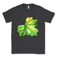 Smoke green leaf Classic Tee - BarkalooDesign