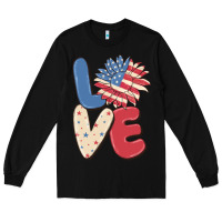 Black love 4th of july Long Sleeve Tee - MaliasSmallBusiness