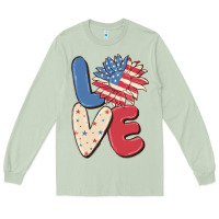 Matcha love 4th of july Long Sleeve Tee - MaliasSmallBusiness