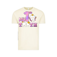 Vintage Arctic my first tooth with teeth for girls Vintage Tee - AdoDesignShop