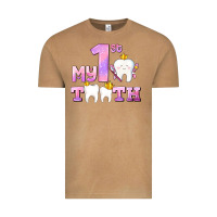 Vintage Camel my first tooth with teeth for girls Vintage Tee - AdoDesignShop