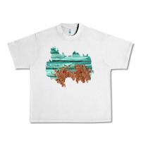 Lunar Rock wood leather patch Urban Heavy Tee - AdoDesignShop