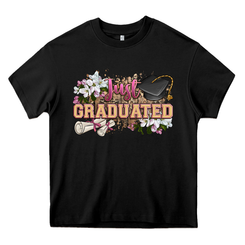 Just Graduated Heavy Core Tee by Zillion Design Studio | Teevron