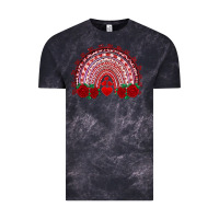 Cloud Black valentine's day rainbow with roses Vintage Tee - AdoDesignShop