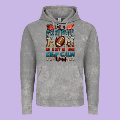 I'm A American Football Mom We Don't Do That Keep Vintage Hoodie Designed By Jasminsmagicworld