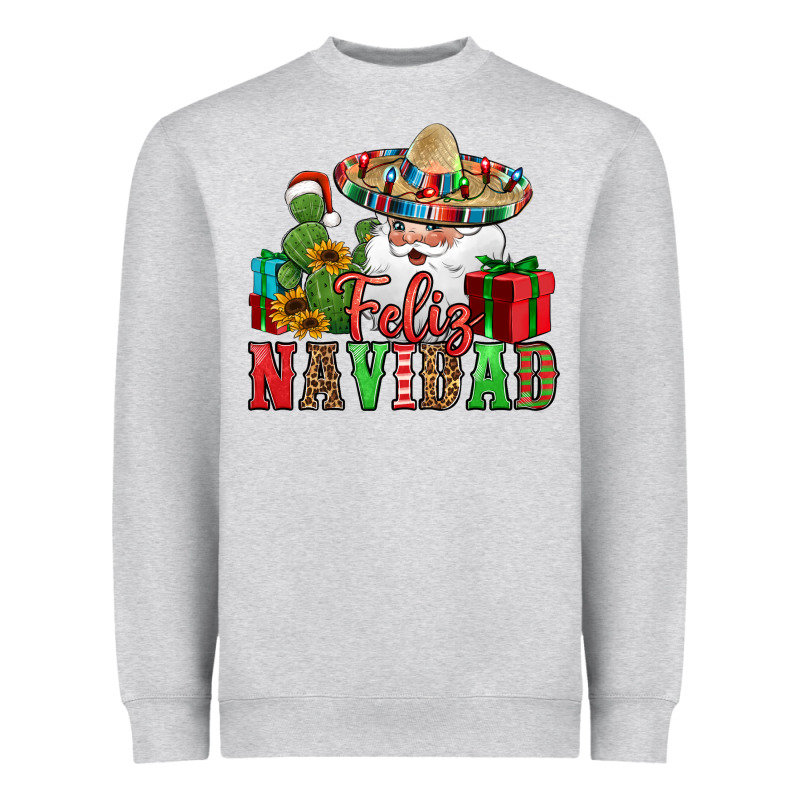 Feliz Navidad Spanish Christmas Heavyweight Sweatshirt by Jasminsmagicworld | Teevron