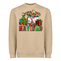 Mushroom feliz navidad Spanish Christmas Heavyweight Sweatshirt - Jasminsmagicworld