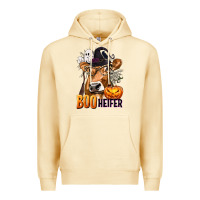 Pina Colada Boo Heifer Cow with Halloween Premium Hoodie - texasbilliewilder