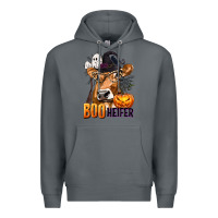 Rock Boo Heifer Cow with Halloween Premium Hoodie - texasbilliewilder