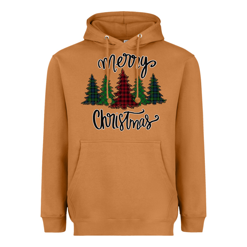 Merry Christmas Trees Heavyweight Hoodie by Bettercallsaul | Teevron