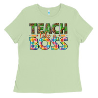 Matcha teach like a boss Ladies Tee - texasbilliewilder