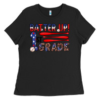 Black batter up 1st grade Ladies Tee - JahusDesignShop