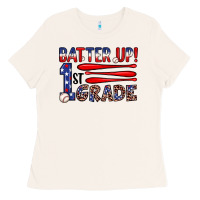 Bone batter up 1st grade Ladies Tee - JahusDesignShop