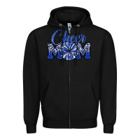 Black cheer mom Zipper Hoodie - MaliasSmallBusiness
