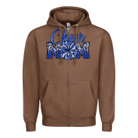 Chestnut cheer mom Zipper Hoodie - MaliasSmallBusiness