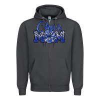 Smoke cheer mom Zipper Hoodie - MaliasSmallBusiness