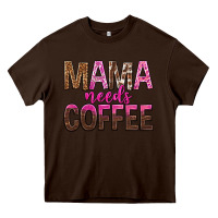 Chocolate Brown mama needs coffee tbw Heavy Core Tee - texasbilliewilder
