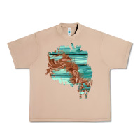 Burro wood leather patch Urban Heavy Tee - AdoDesignShop