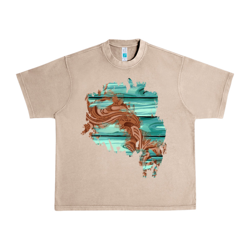 Wood Leather Patch Urban Heavy Tee by AdoDesignShop | Teevron