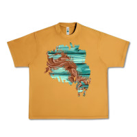 Peanut Butter wood leather patch Urban Heavy Tee - AdoDesignShop