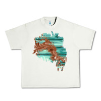 Pistachio wood leather patch Urban Heavy Tee - AdoDesignShop