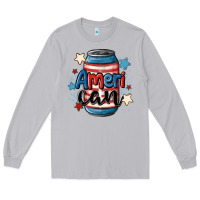 Moon Dust American can cooler Long Sleeve Tee - MaliasSmallBusiness