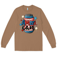 Toasted Coconut American can cooler Long Sleeve Tee - MaliasSmallBusiness