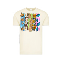 Vintage Arctic easter bunny butterfly daisy and sunflower with cowhide and  leopard b Vintage Tee - Artiststas
