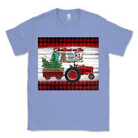 Colony Blue christmas on the farm tractor Classic Tee - Jasminsmagicworld